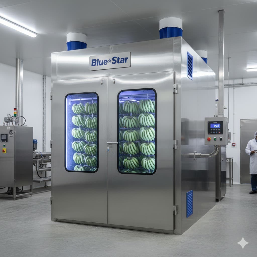 Blue Star Banana Ripening Chambers